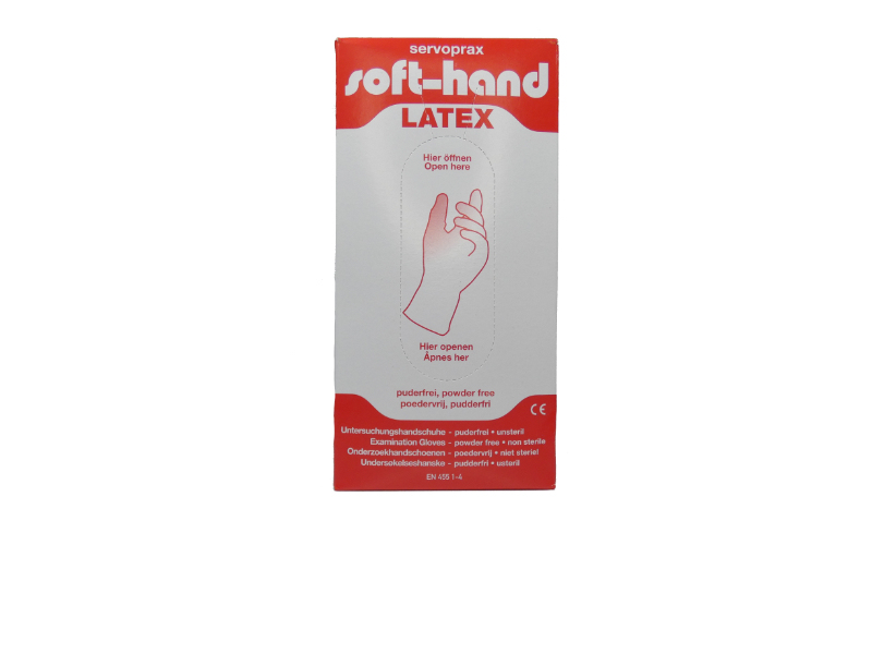 Soft-Hand, Latex Handschuhe, Gr. S